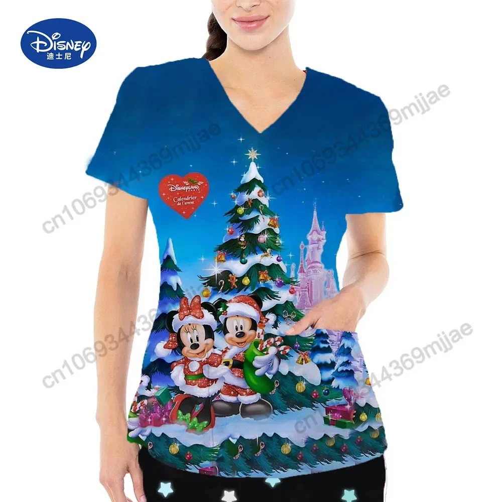 Moda Donna Abbigliamento Scollo A V Vestiti Popolari Coreani Per Donna Tasca Donna Top Vintage Y2K Top T-Shirt Da Donna Streetwear Anni '90