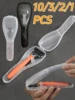 1pc Plastic Travel Razor Case Outdoor Camping Business Trip Portable Razor Holder Container Storage Shaving Box 1
