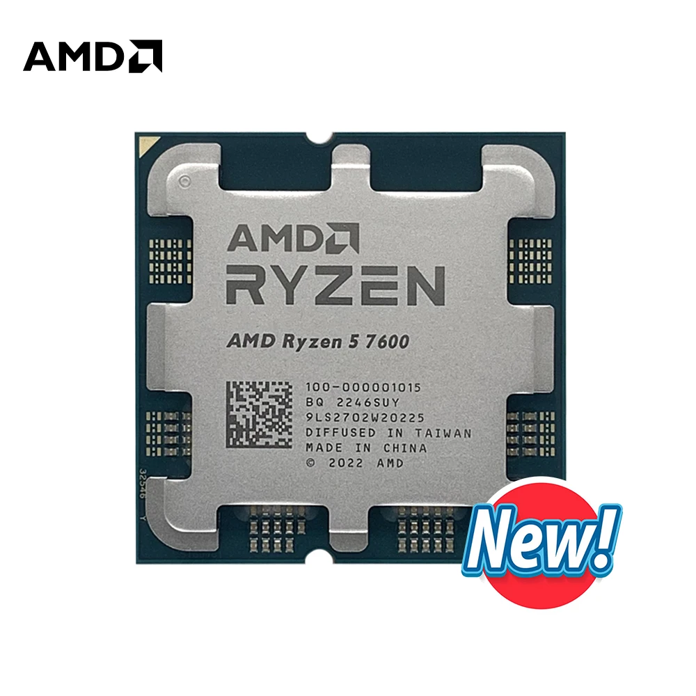 AMD 100-000001015 100000001015 Ryzen 7600 12 65 Am5 38mb 5200 for $256.66.