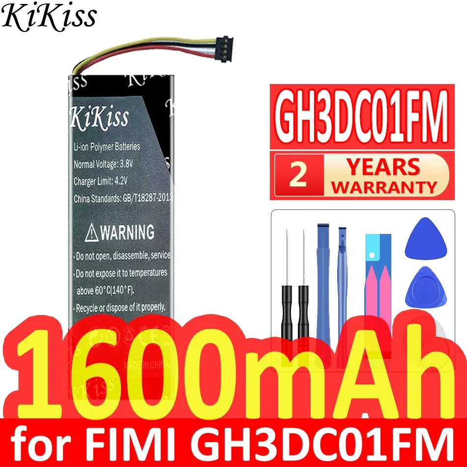 Мощный аккумулятор KiKiss GH3DC01FM 1600 мАч для камеры FIMI Gimbal