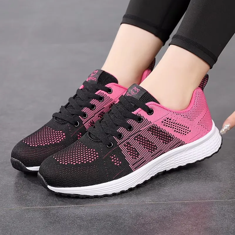 New Sneakers Women Casual Shoes Fashion Breathable Walking Mesh Flat Shoes Women 2024 Tenis Feminino White Ladies sports Shoes Best Sellers In Shoes
