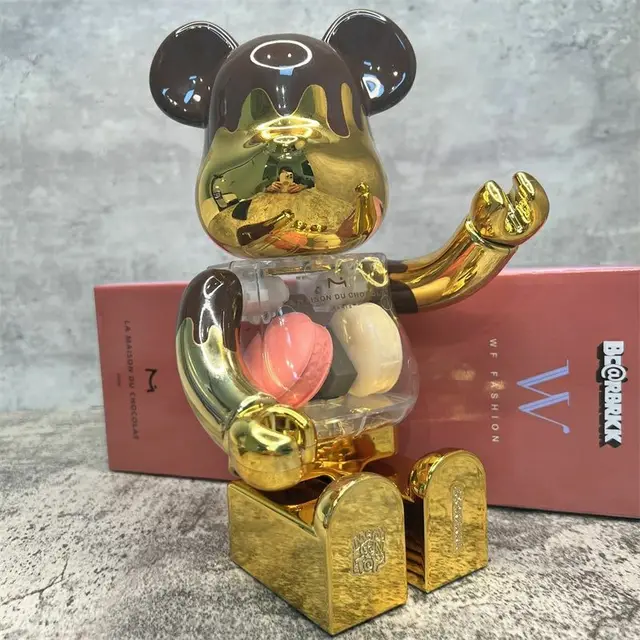 Bearbrick 400 Toy Figure Um Macau Limited Violent Bear Marshmallow 
