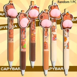 Quirky Capybara Aesthetic Quick - Dry Neutral Pen (Random 1pcs)