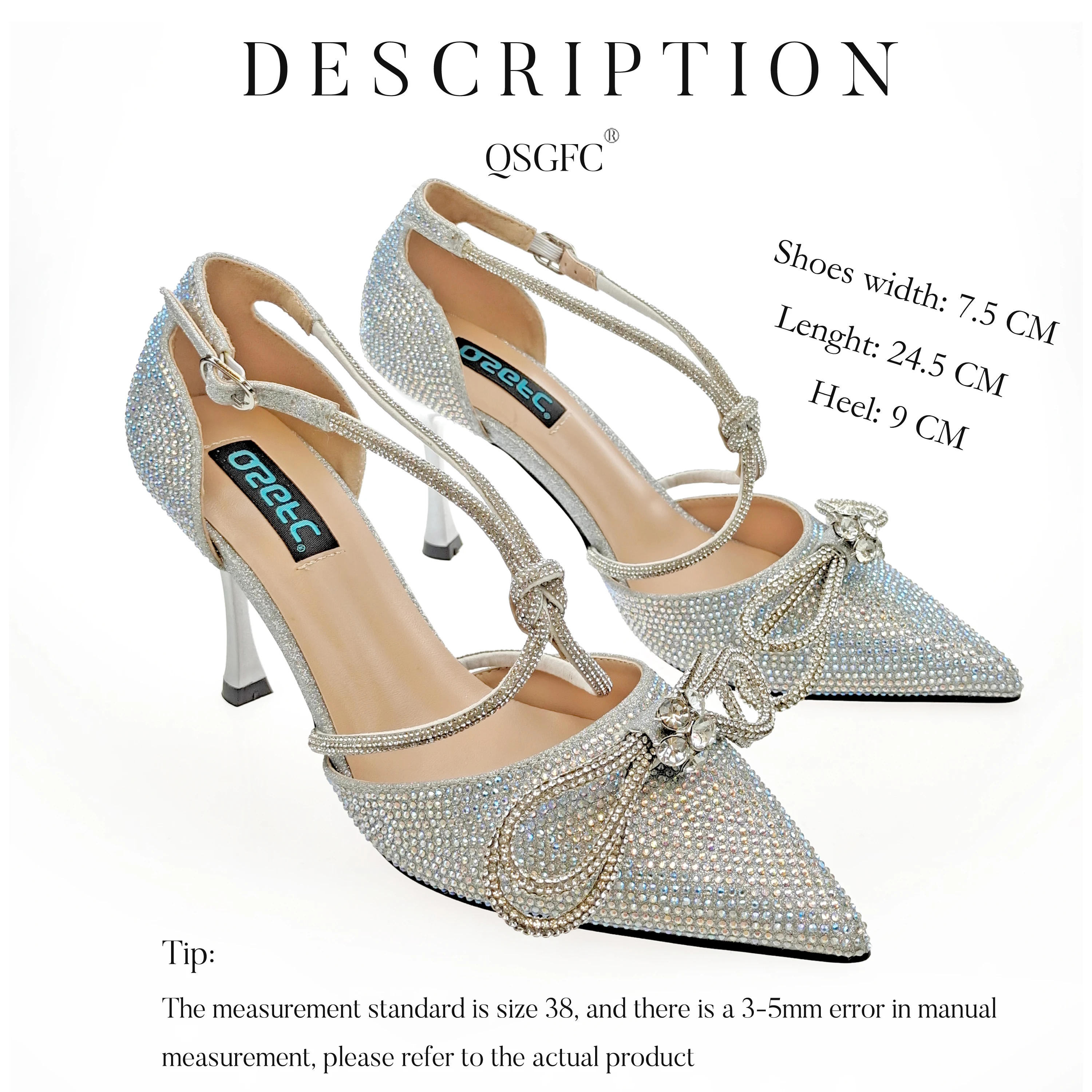 Madison Angel Diamond Block Heel Sandal - Silver – Shoe Box™ Online Store