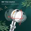 New Propeller Driven Shower Head Cotton Filter Turbocharged High Pressure Handheld Shower Nozzle 4