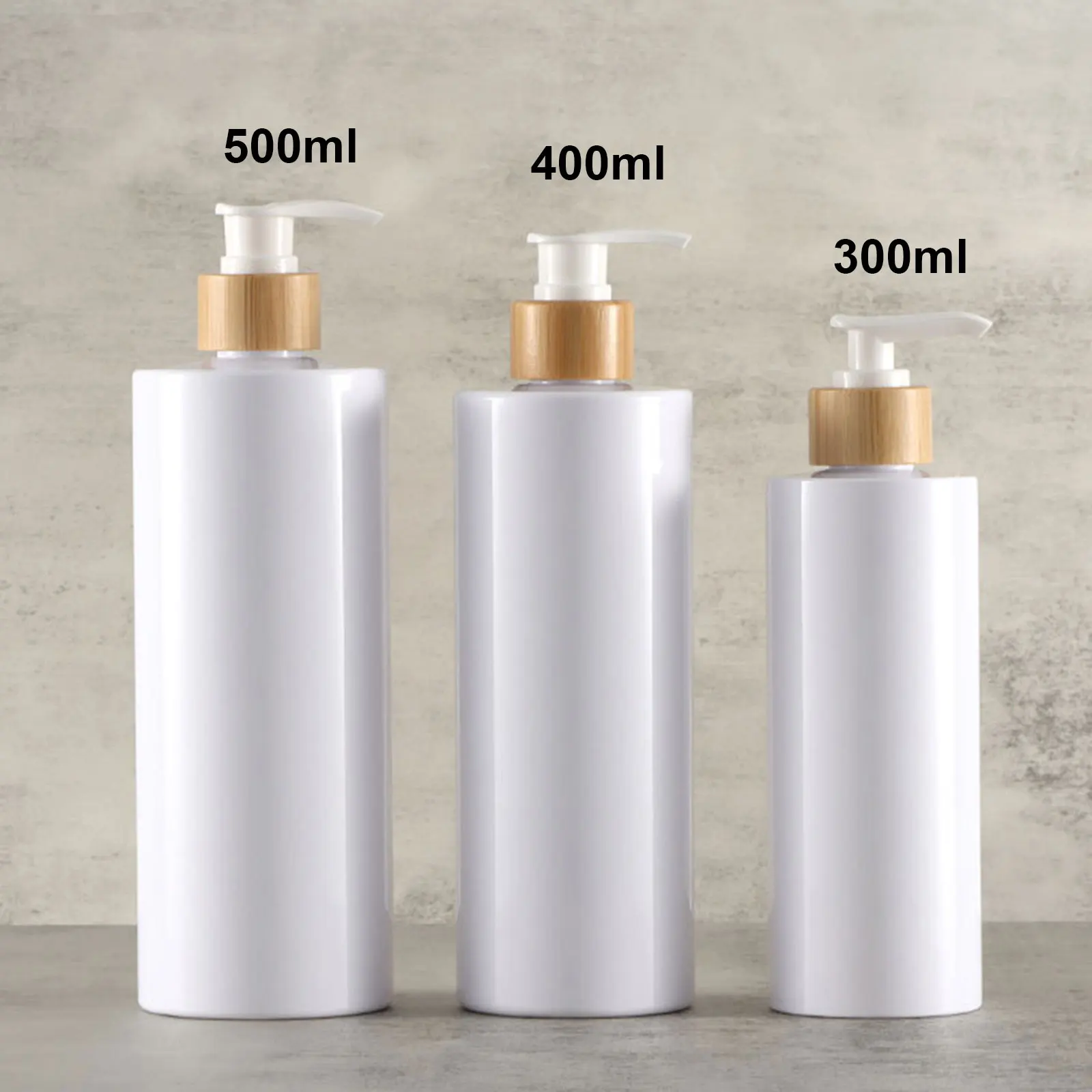 Soap Dispenser Hand Sanitizer Dispenser Shampoo Dispenser Soap Dispenser Bottle Refillable Plastic Bottles Foam Pump Bottle 300/500ml Soap Dispenser Bottle Bamboo Pump Shampoo Body Wash Conditioner Dish Wash Container Refill Lotion Sub Bottling