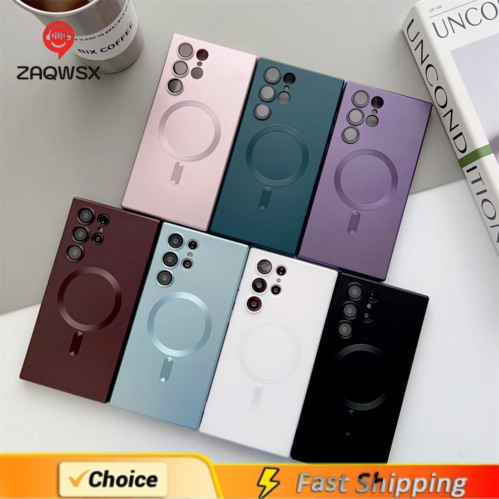 Magnetic Wireless Charging TPU Soft Back Cover