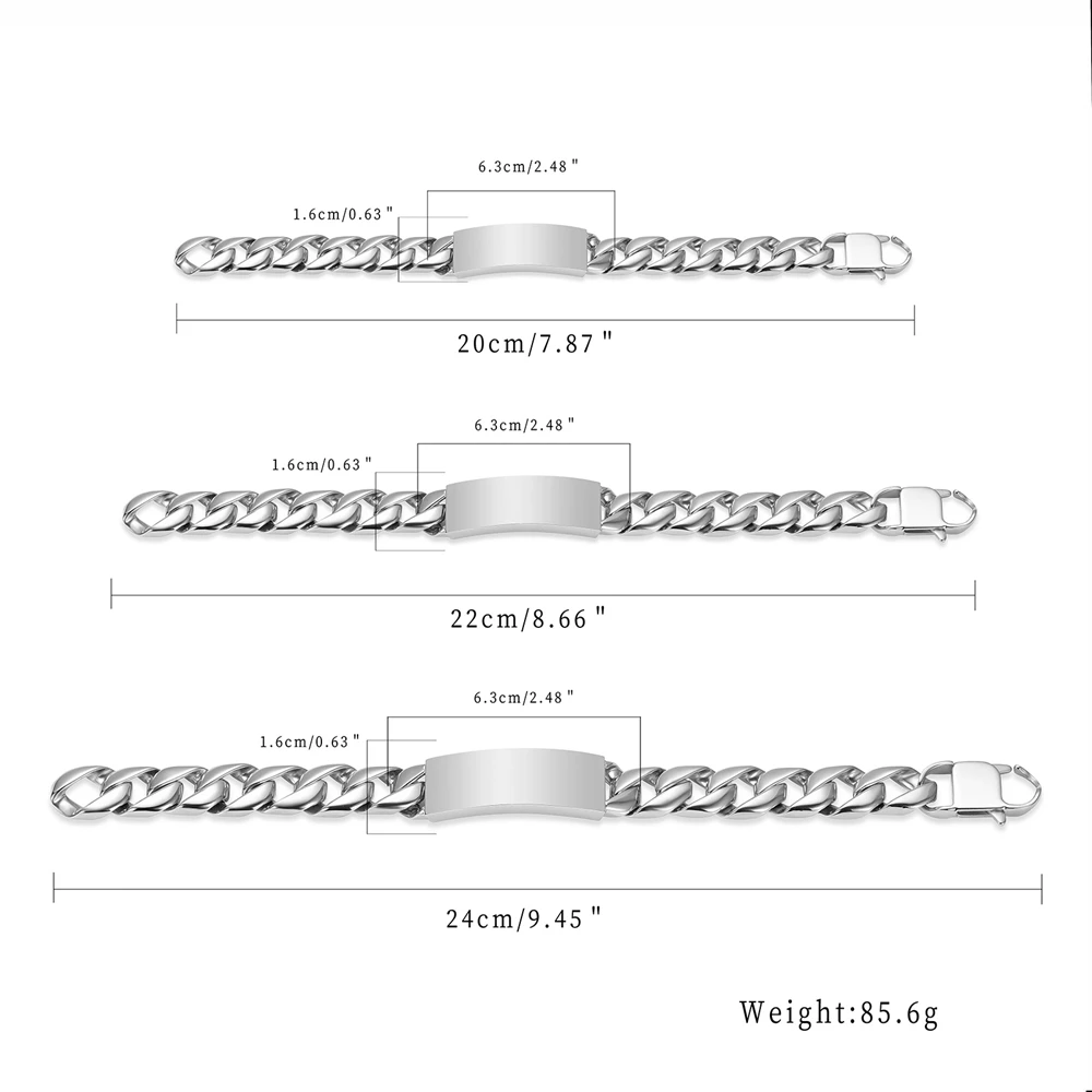 Cuban Link Urn Bracelet Cremation Urn Bracelets for Human Ashes for Men Customize Gift Keepsake Memorial Bangle