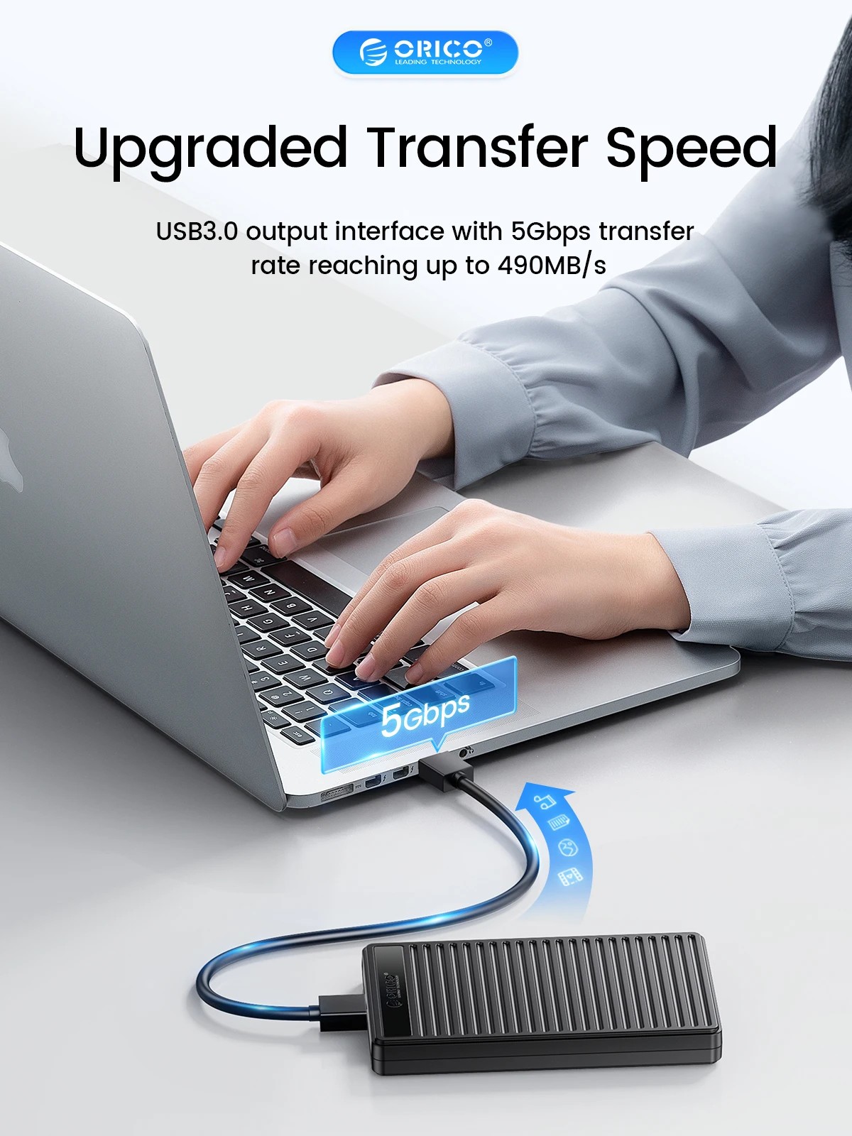 caso externo, caso SSD, SATA para USB