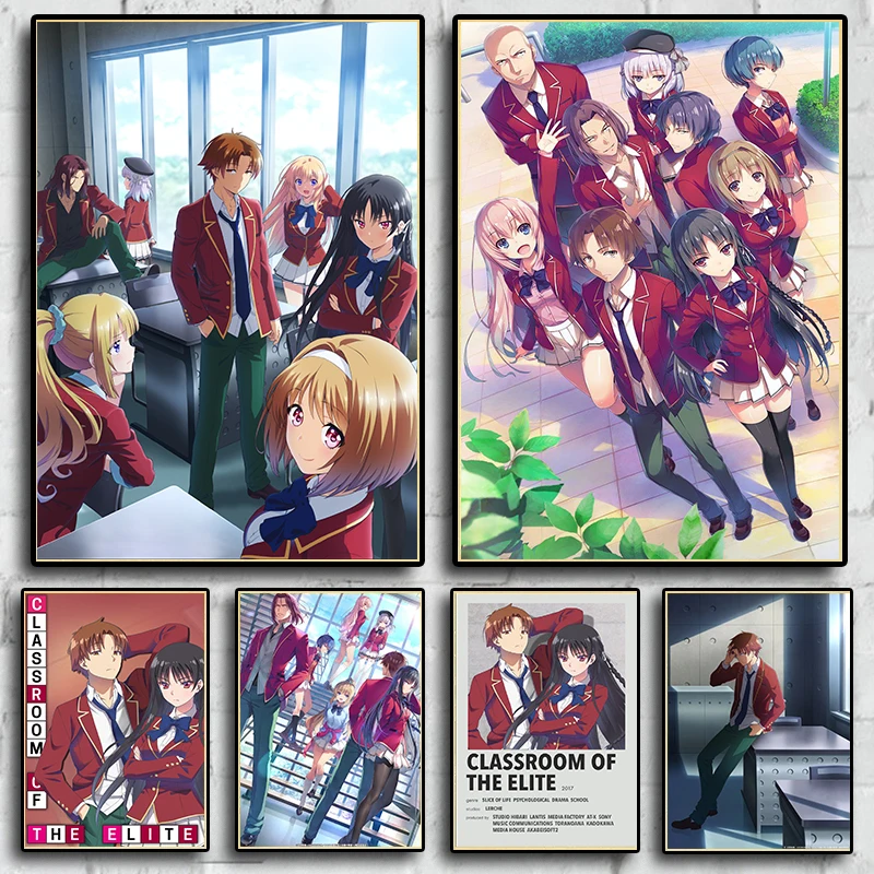Classroom Elite Figures Classroom Elite Poster Classroom Elite Anime 2023 Poster Aliexpress