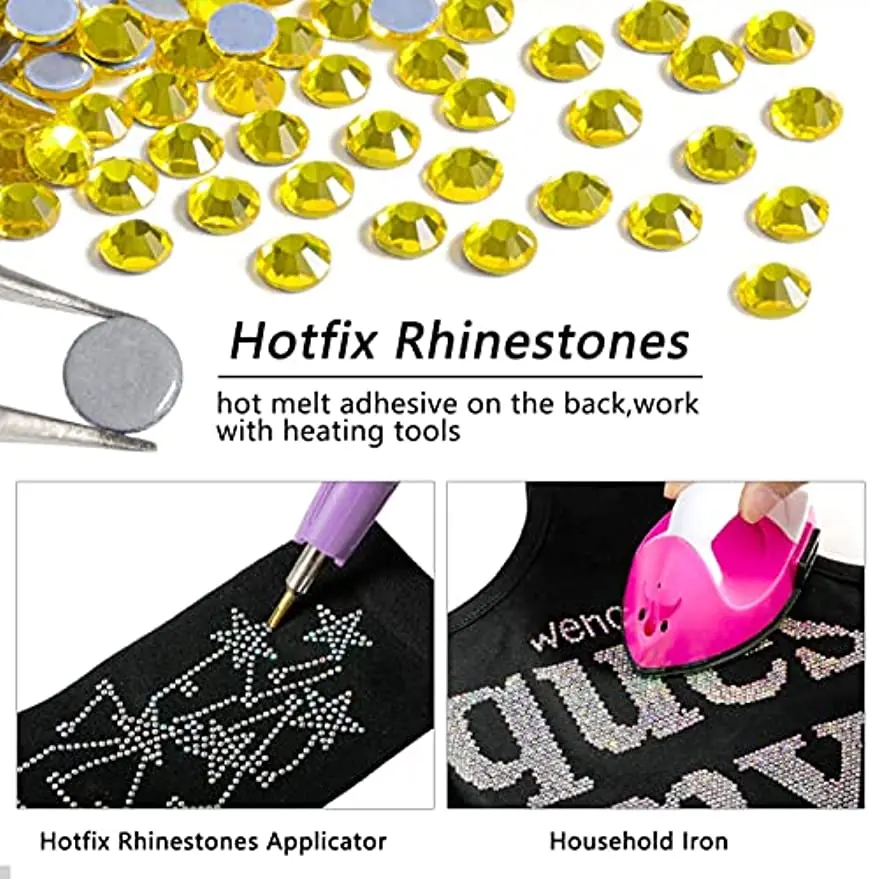 Beadsland Hotfix Rhinestones 14400pcs for Crafts Clothes DIY