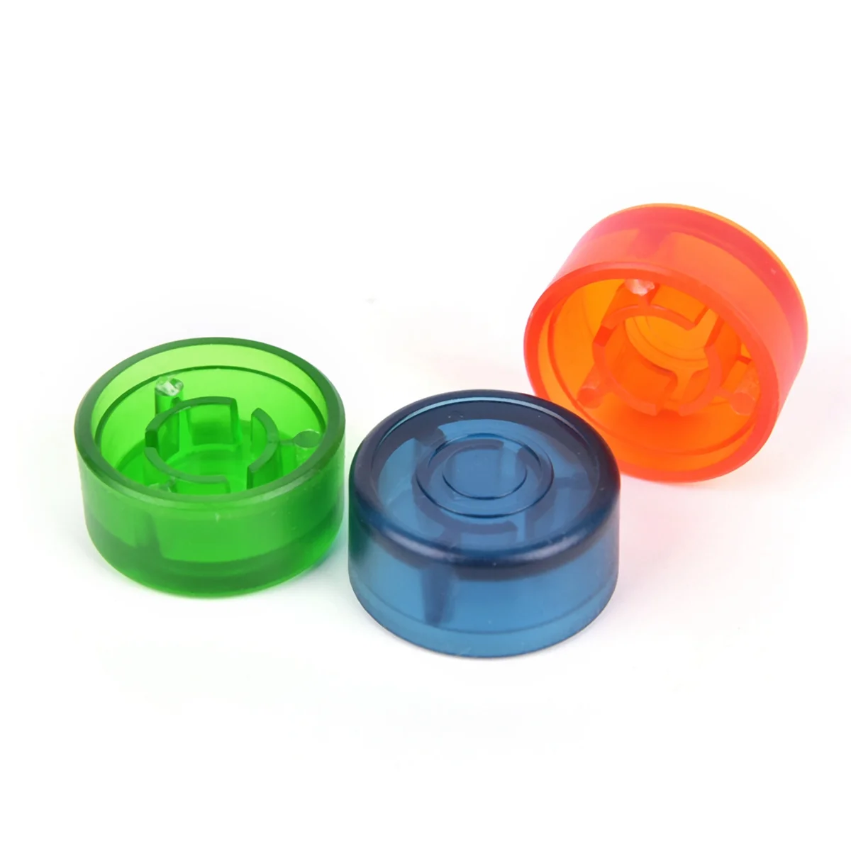 

20Pcs Colorful Guitar Effect Pedal Footswitch Topper Foot Nail Cap Protection Cap for Guitar Effect Pedal Protection Cap