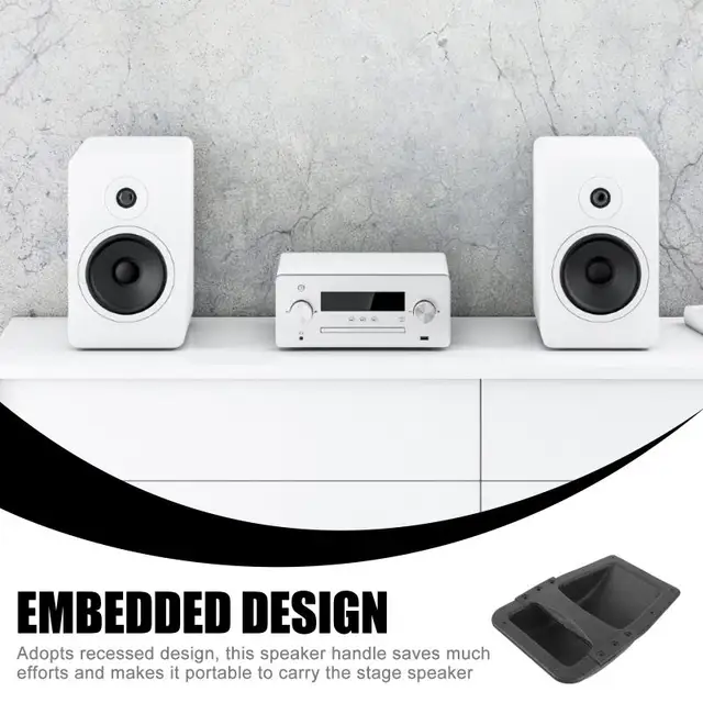 Maniglie Per Altoparlanti E Amplificatori - Set Nero Per Cabinet Chitarra