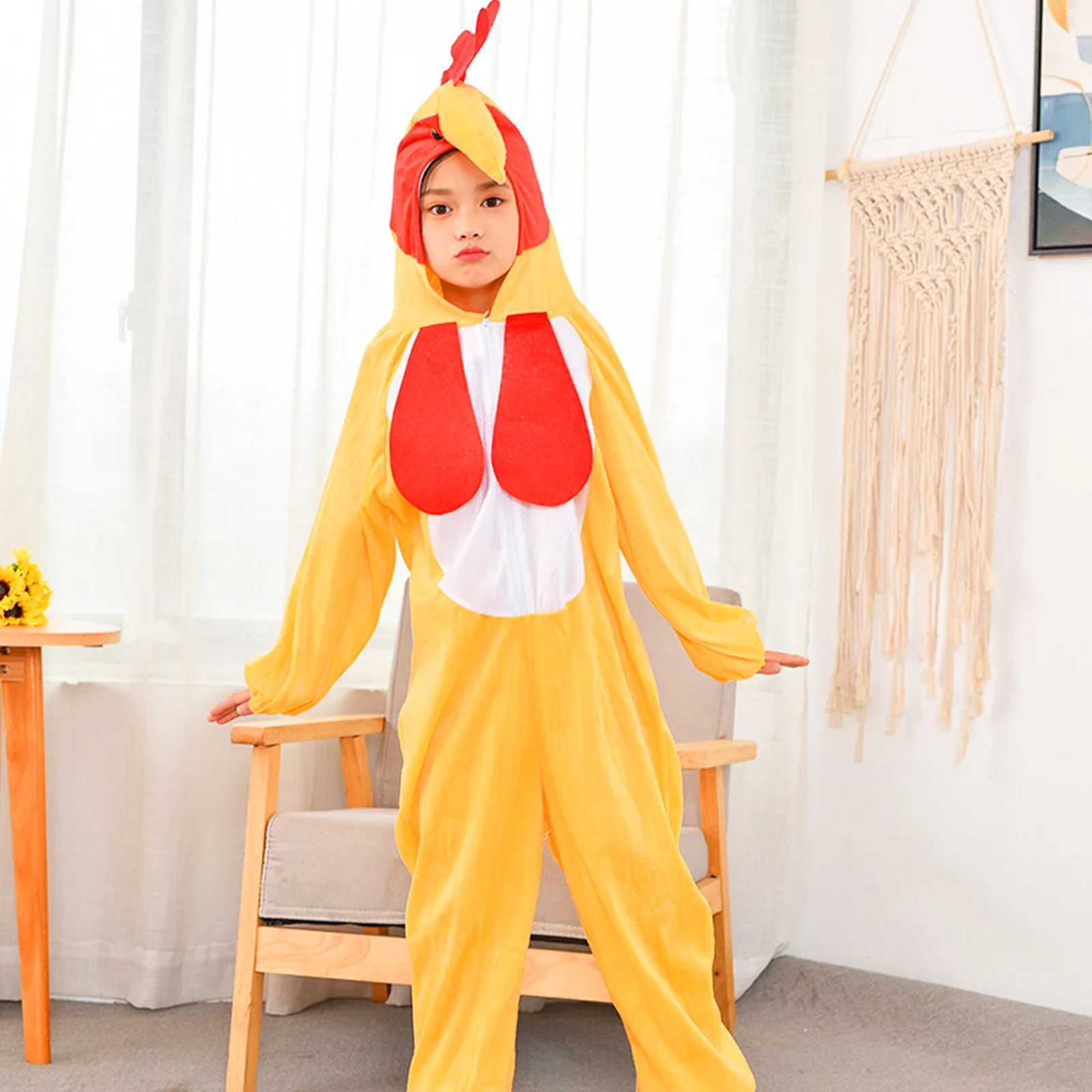 Chicken Costume Rooster Animal for Performance Halloween Cloth Baby Rooster Dress Up Costumes