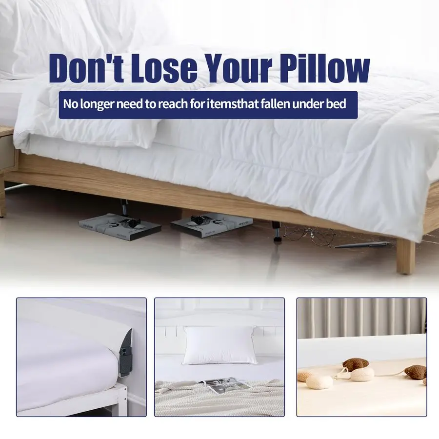 Pillow Wedge for Headboard Gap,Mattress Wedge Gap Filler Queen Size,Bed Crack Pillow,Foam Bed Gap Filler,Multifuctional Headboar