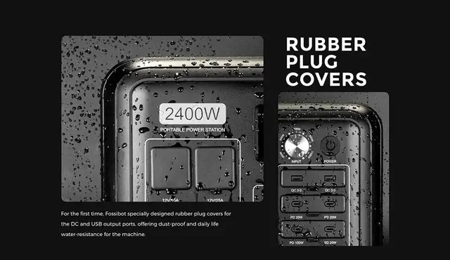 Power Station FOSSiBOT F2400 2048Wh - Generatore Portatile Solare Per Camper Ed Emergenze - Foto 4