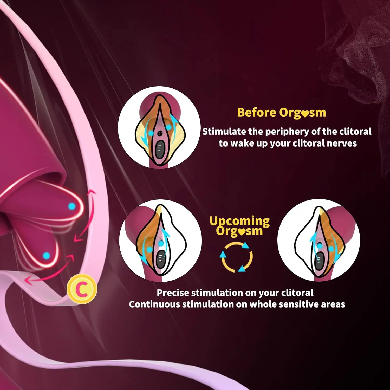 2 In 1 G Spot Clitoral Vibrator For Women Clitoris Stimulator Licking Machine Female Masturbator Dildo Vibro Sex Toys for Adult