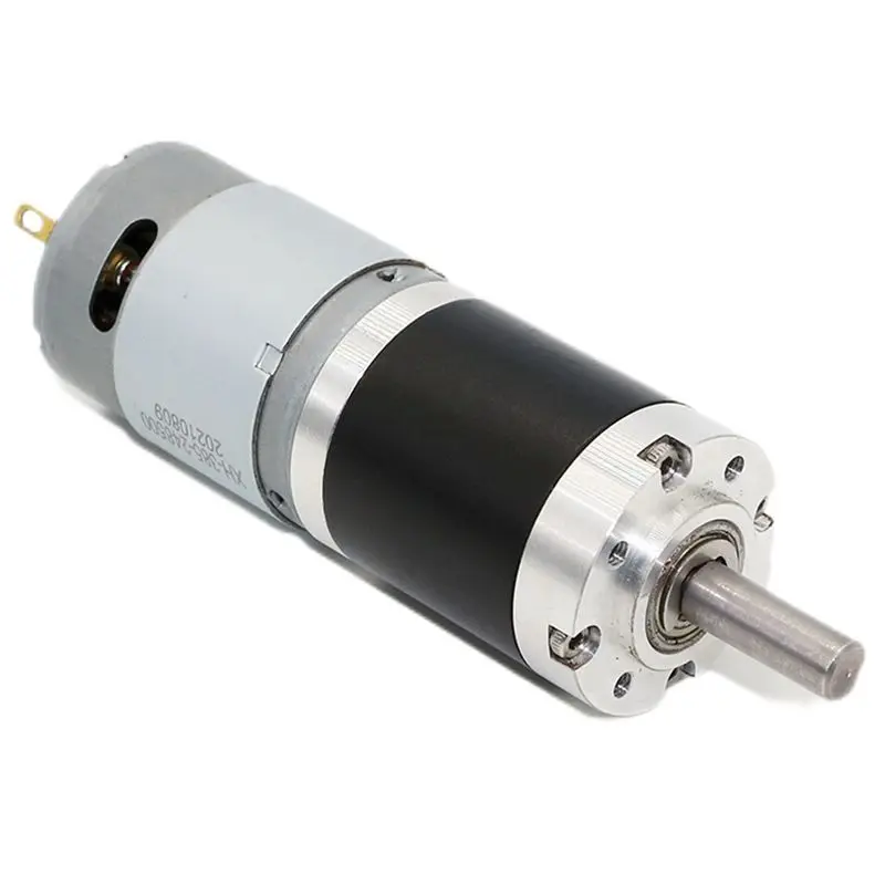 (CLOS) 385 유성 기어박스 소형 DC 감속 모터 속도 조절 저소음 소형 24V 모터 액세서리 63 Rpm