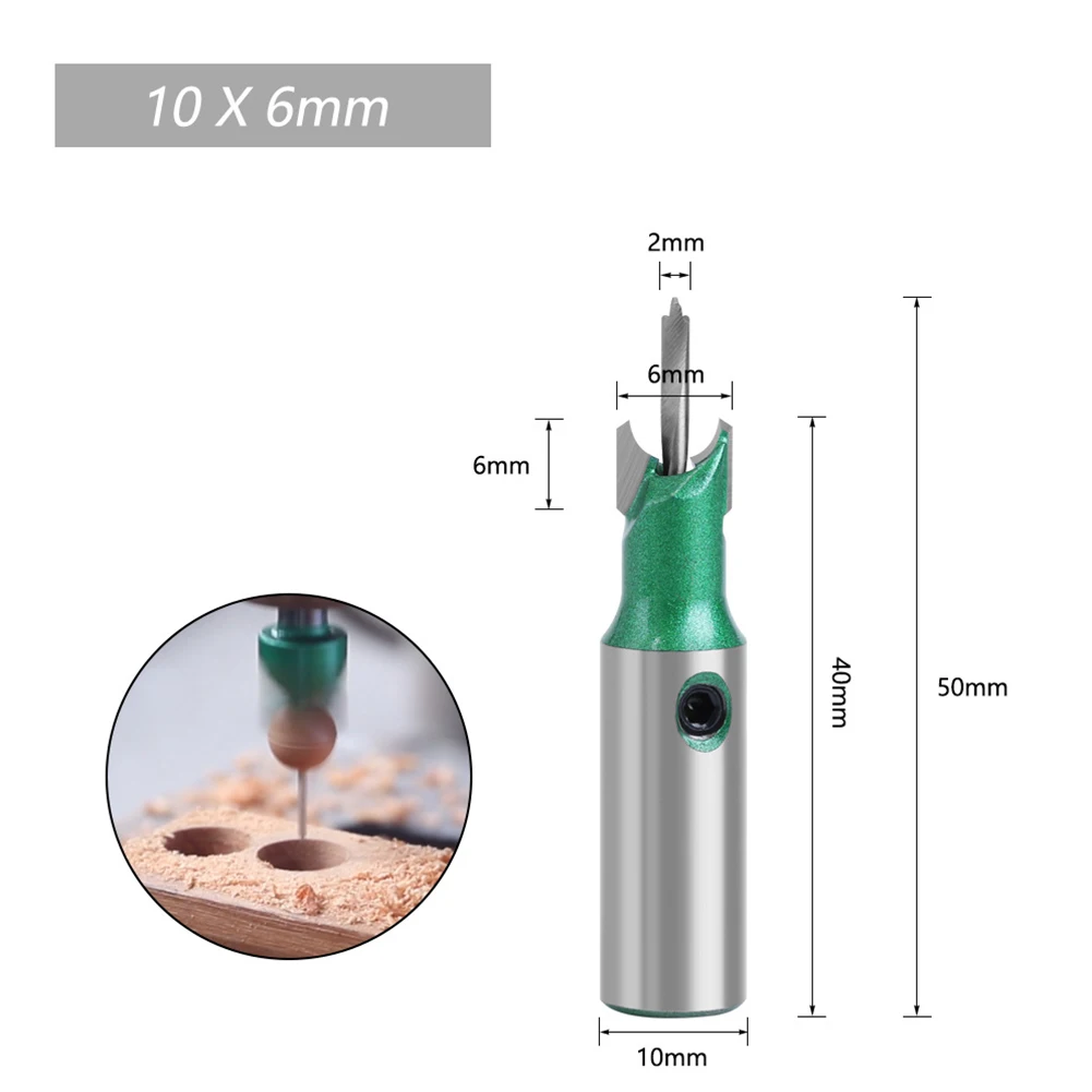 

10mm Shank Router Bit Drill Bit Buddha Bead Jewelry Alloy Steel Material Carbide DIY Handicrafts Green High Hardness Anti-rust