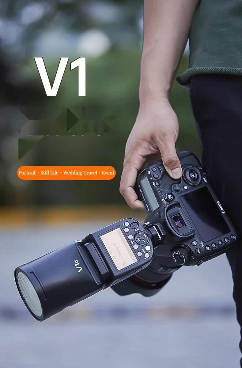 Godox V1 Flash V1S/V1N/V1C TTL Li-ion Round Head Camera Speedlight Flash  For Sony/Nikon/Canon/Fujifilm/Olympus/Pentax/Panasonic - AliExpress