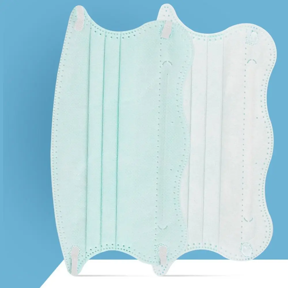 Butterfly Shaped Design Disposable Face Mask Breathable 3layer Morandi Color Protective Face Cover V-face Anti Dust Mask 50pcs disposable face mask face mask