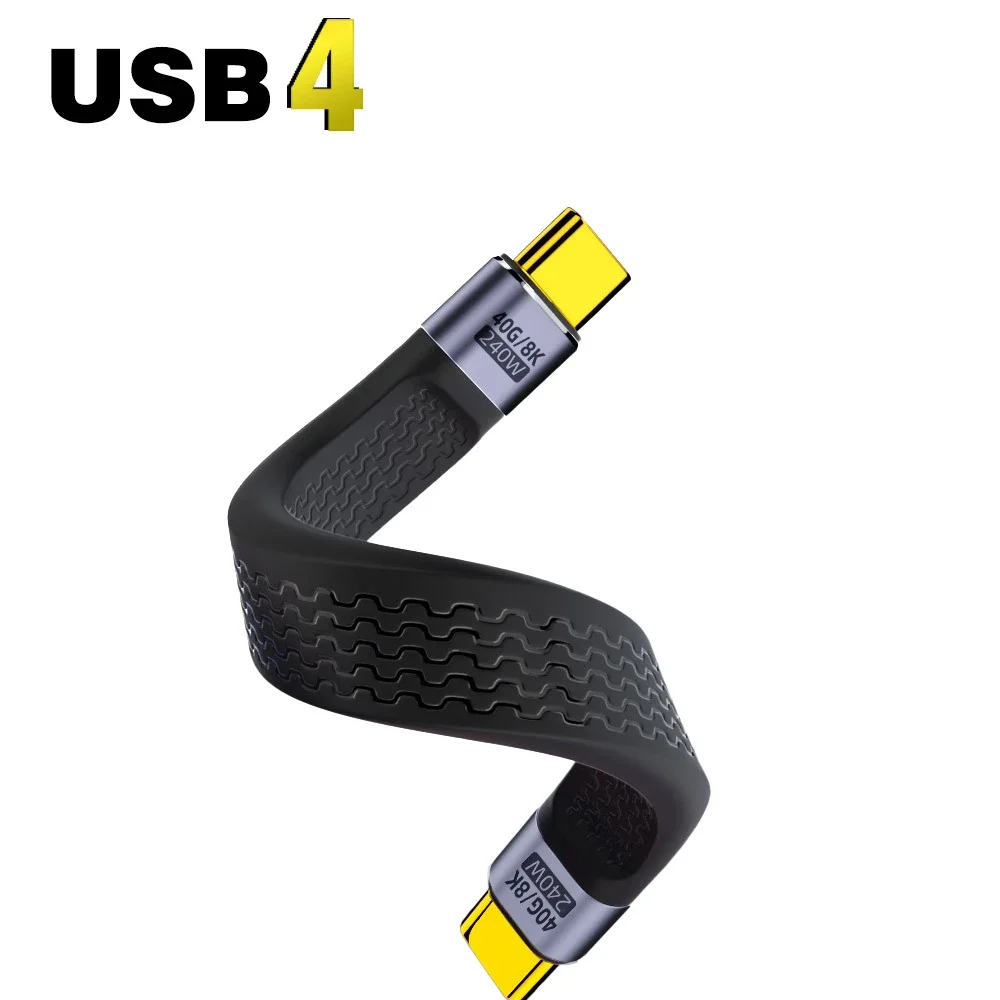 USB4  ̺ ȣȯ C-C Ÿ Ʈ ̺,  15  ƽ SSD ͸, Ʈ 3, 4, 40Gbps, 240W, 8K60Hz