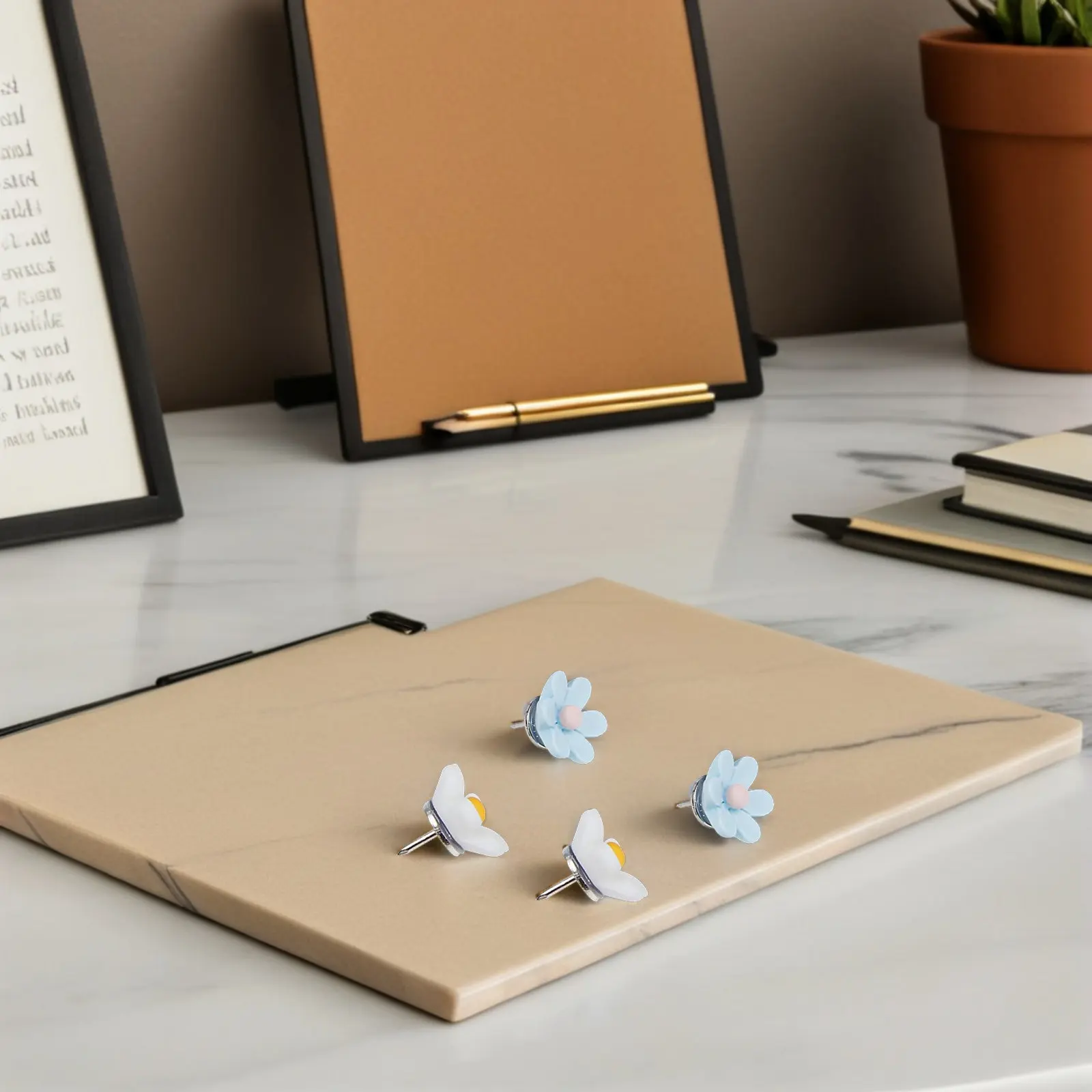 50개 장 꽃 모양 푸시핀 레진 꽃무늬 써머핀 게시판 코르크보드 사진 벽 사무실 학교 공예 용품