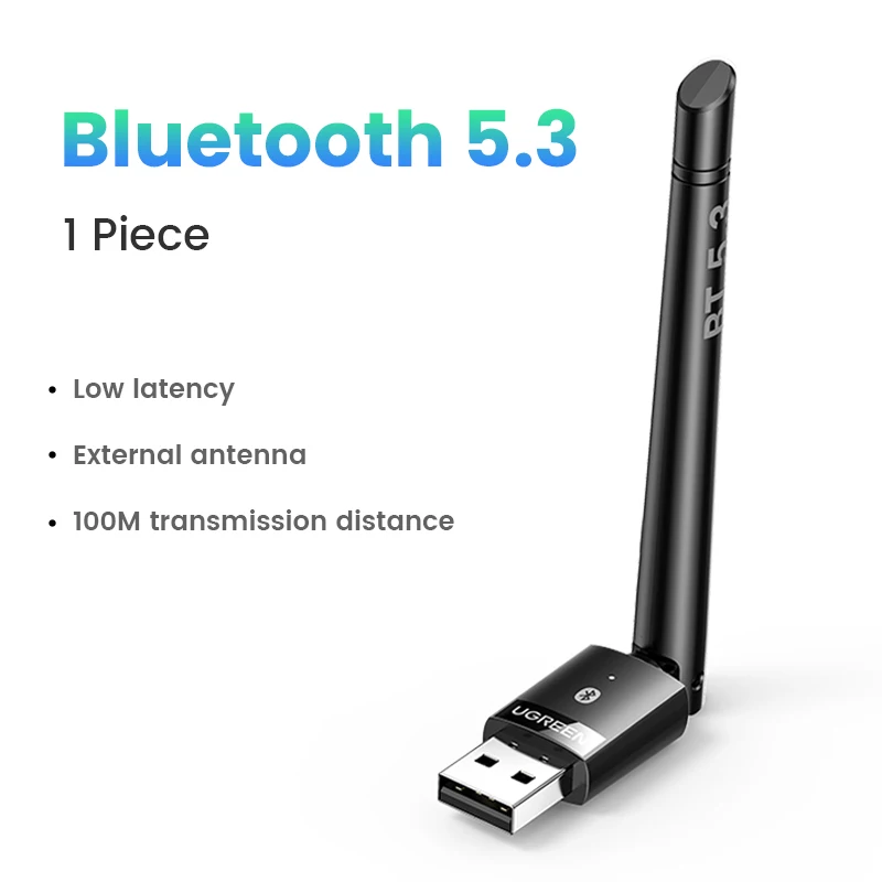 UGREEN Adaptador Bluetooth 5.3 Bt Pro Ultima Version Transmisor Para Pc