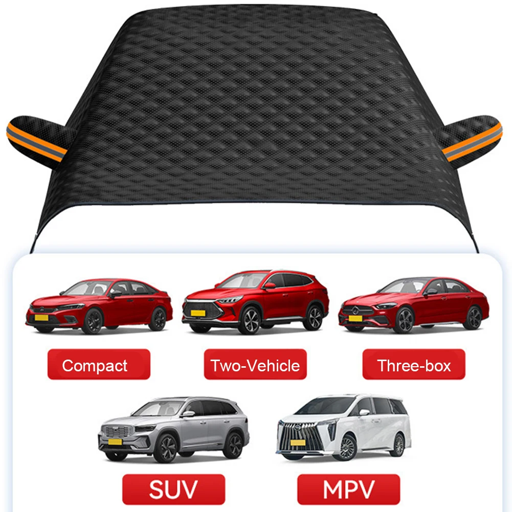 Car Snow Cover Windscreen Snow Cover with Magnet Winter Outdoor Waterproof Car Sun Visor Anti Ice Frost Auto Windshield Sunshade