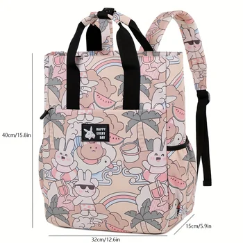 حقيبة ظهر كرتونية للأعمال مقاس 15.6 بوصة، حقيبة سفر للمؤتمرات، حقيبة مدرسية للطلاب، حقيبة كمبيوتر محمول متعددة الوظائف، حقائب ظهر 2