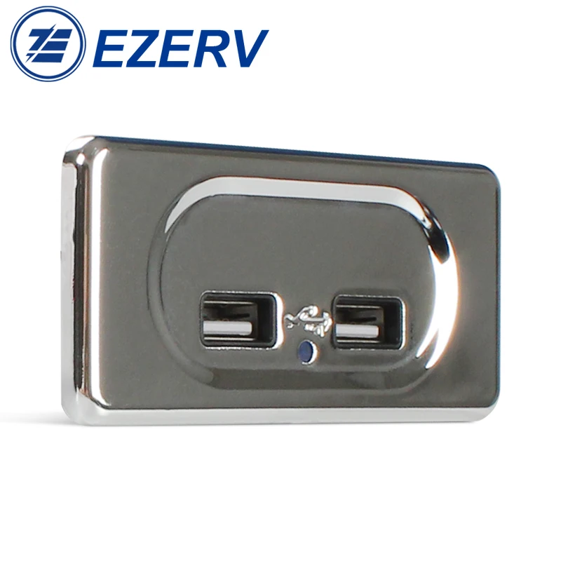 

Dual USB Charger Socket Adapter Power Outlet 3.1A for Car Boat Marine Truck ATV Mobile 12/24V Phone car accessories