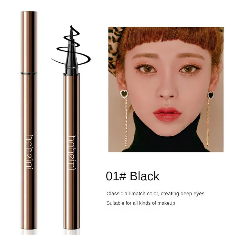 

Liquid Eyeliner Pencil Natural Fast-Drying Waterproof Anti-Sweat Lasting Smooth Black Brown Eye Liner Pen Makeup Female Comestic
