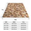 Pomeranian Blanket Pet Dog Picnic Flannel Throw Blanket Soft Durable Bedroom Design Bedspread Birthday Present 6