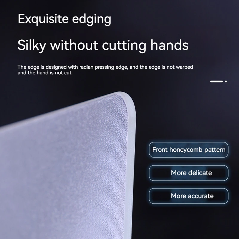 2024 New Photovoltaic Glass Mouse Pad Office Games Dedicated Glass