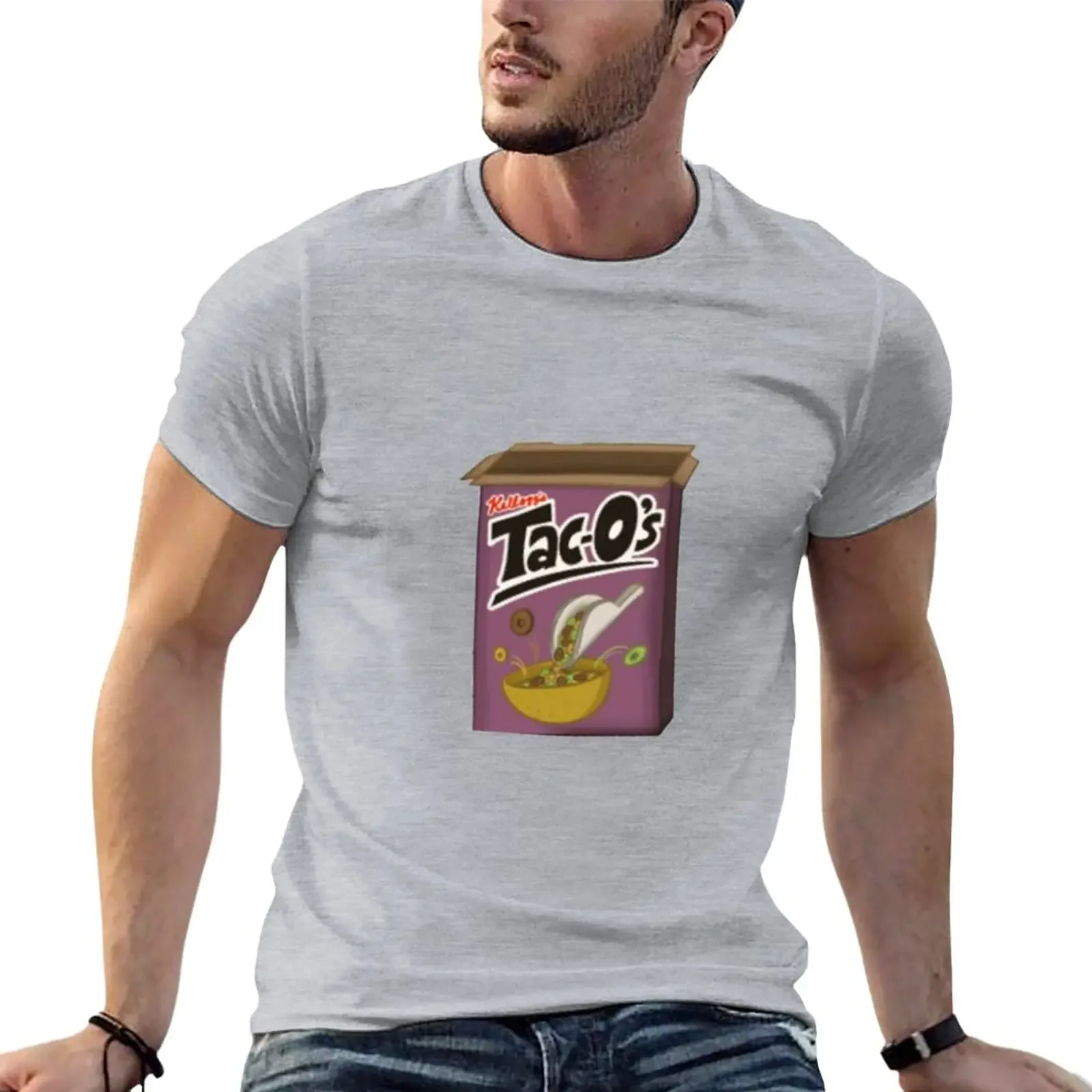 

Aaood tac-o’s T-Shirt hippie clothes blanks mens graphic t-shirts big and tall