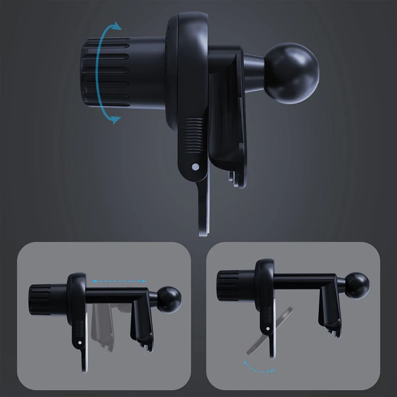 Premium 360° Rotating Magnetic Car Phone Holder with Strong Grip