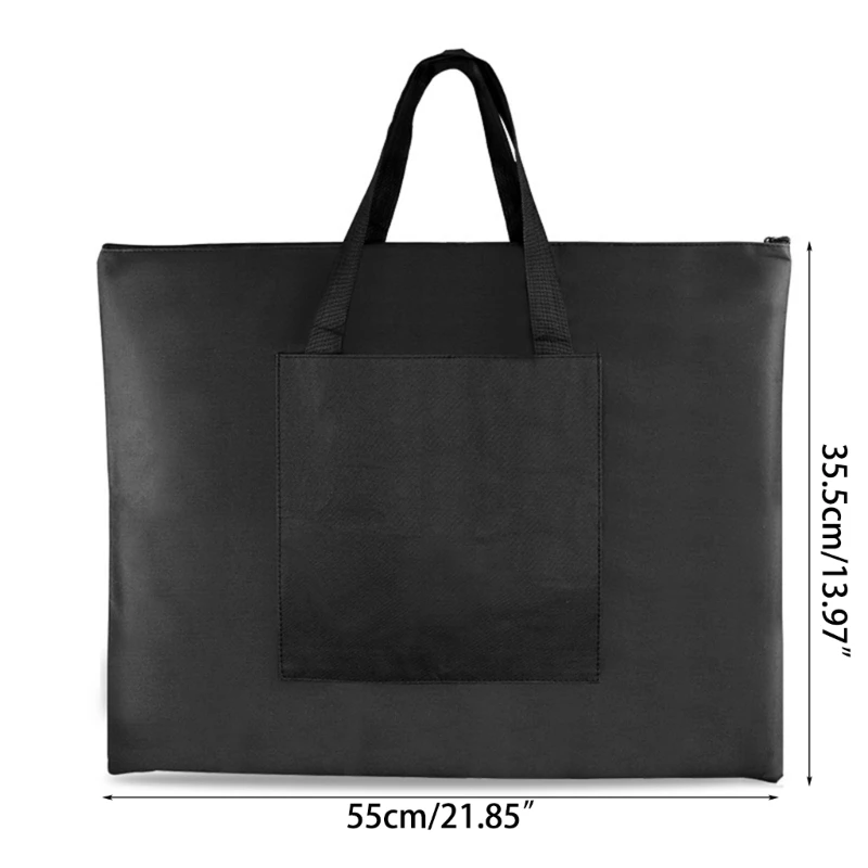 Art Portfolio Case Large Capacity Art Portfolio Tote Bag With Handle And  Shoulder Strap Art Portfolio Bag For Storaging - AliExpress