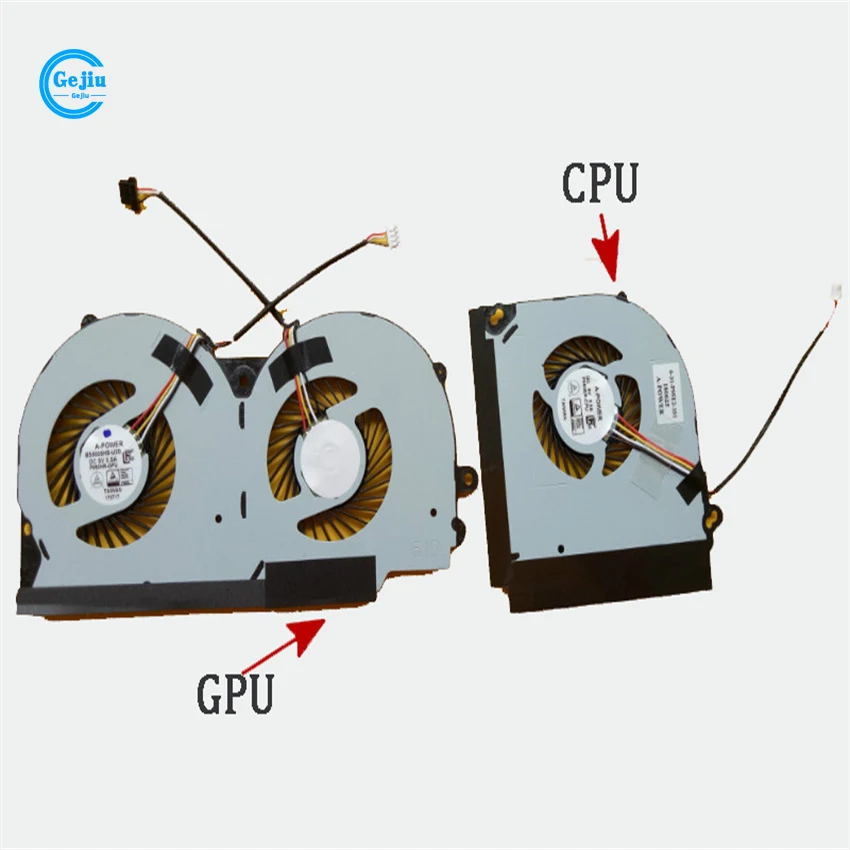 New Original Laptop Cpu Gpu Cooling Heatsink Fan Z7-Kp7G2 For Clevo P950 P950Hr P950Er T97 T96E T800
