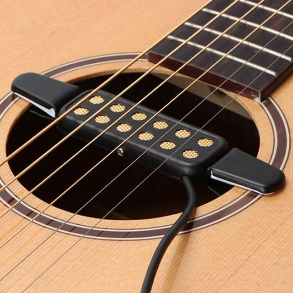 Irin 12 Fori Chitarra Elettrica Acustica Pick Up Trasduttore Amplificatore Clip-On Sound Pickup Microfono Wire