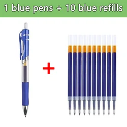 Vibrant Gel Pen Set - Black, Blue & Red - 0.5mm Bullet Tip for School & Office Supplies (26)