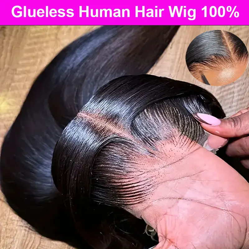 5x5 Glueless Straight HD Lace Front Wig