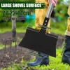 Garden Cleaning Shovel 47inch Adjustable Handle Rustproof Manganese Steel Weed Scraper Planting Weeding Courtyard Farm Tool 4
