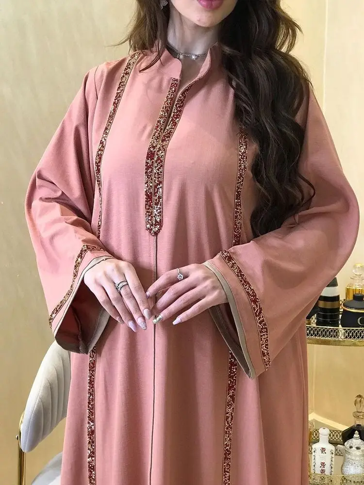 Ramadan Abaya Muslim Fashion Dress Kaftans Turkey Islam Prayer Clothes For Women Caftan Marocain Robe Longue