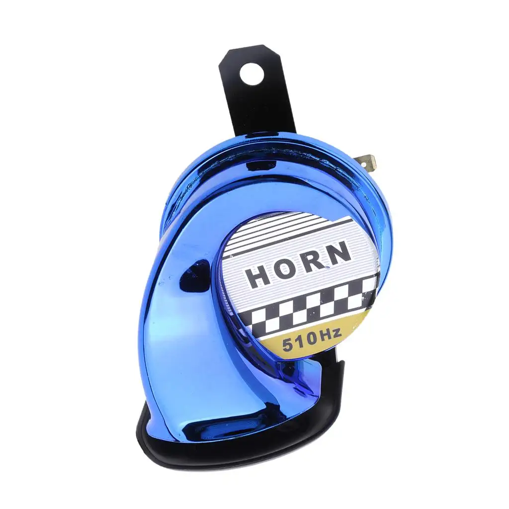 Car Motorcycle 130dB Loud Snail Air Horn Siren Waterproof 510hz 12V DC Low Power Consumption and High Performance