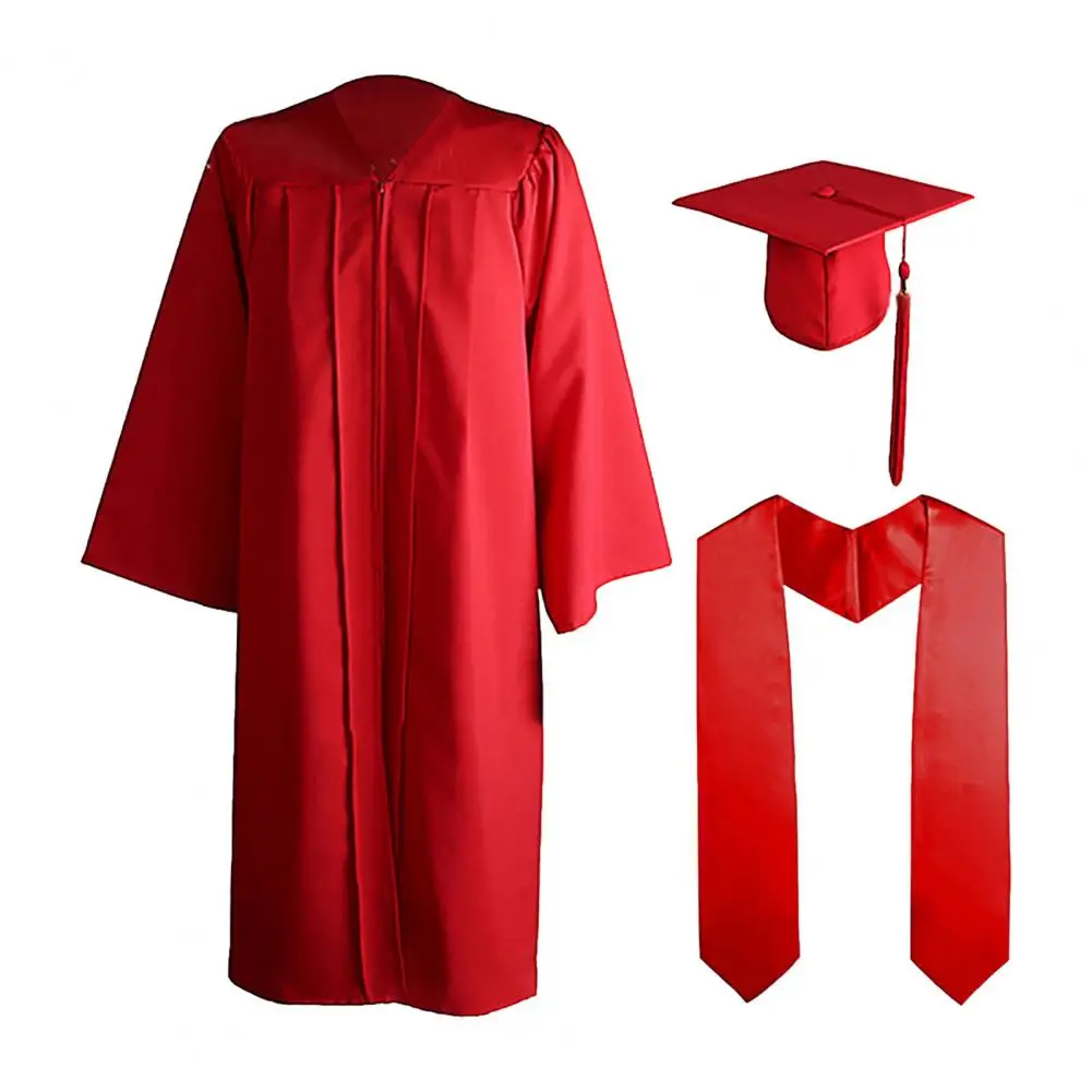 Adult Zip Closure University Academic Graduation Gown Robe Mortarboard |  Fruugo BH