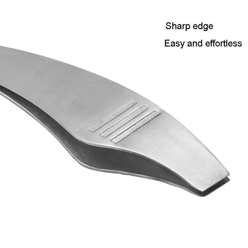 1Pc Stainless Steel Fish Bone Tweezer Food Clips Tong Fish Bone Plucking Clamp Hair Removal Plier Pincer Puller Kitchen Utensils