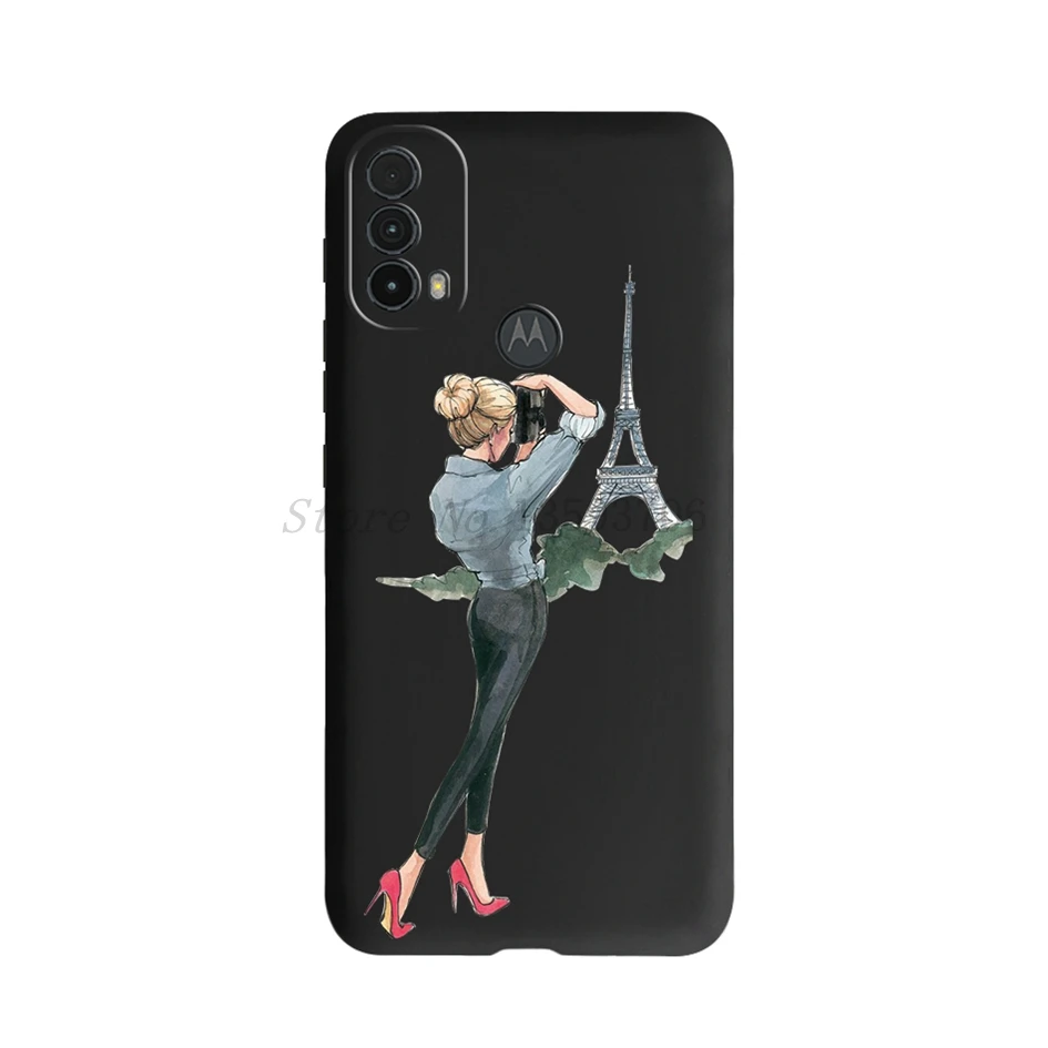 Black Silicone Shockproof Phone Case - Soft Protective Cover