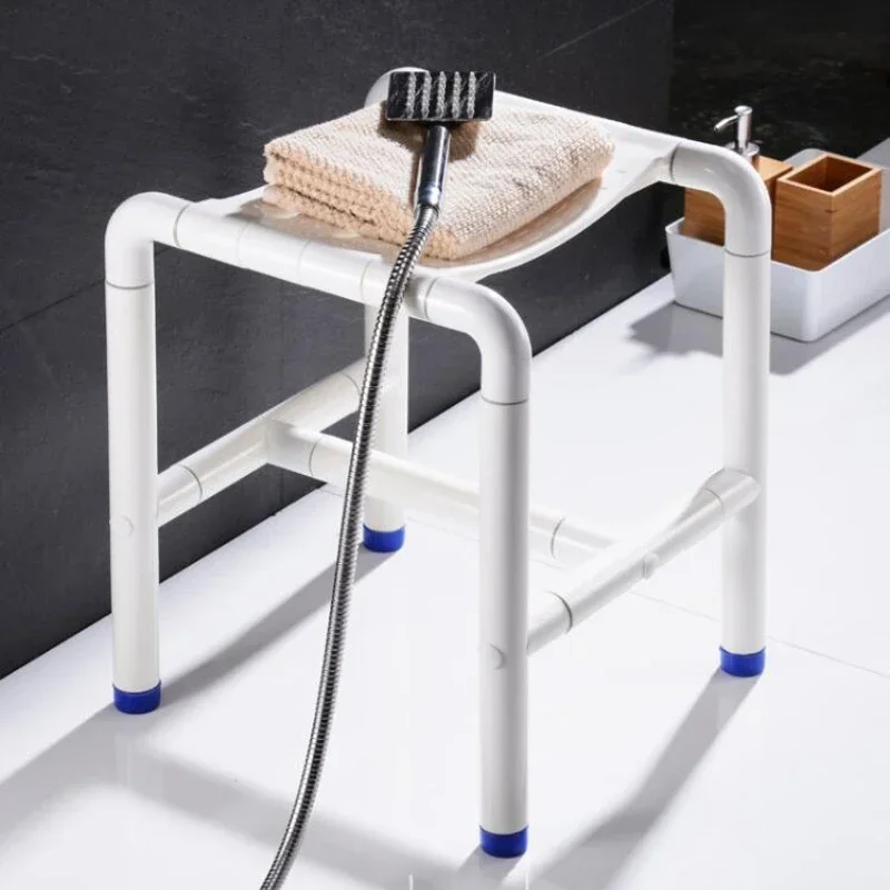 Stainless Steel Bath Stool NonSlip Shower Chair for Elderly, Safe and Durable Bath Seat for Disabled, Reliable Bathroom Aid