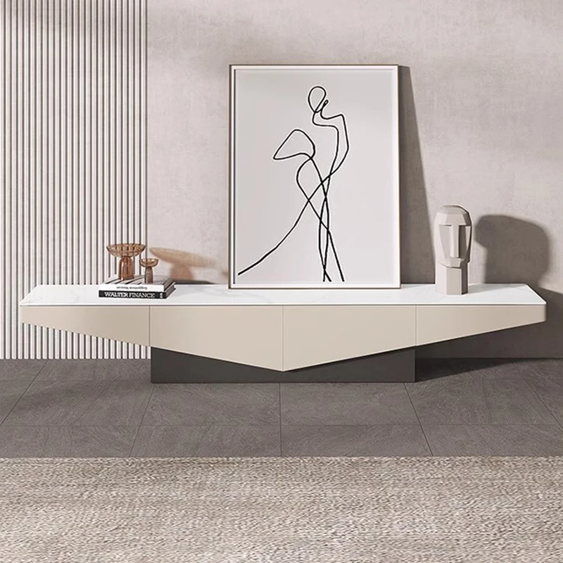 

Universal Small Wood Tv Stand Standing Granite Floor Bedroom Tv Table Vintage Display Mobile Tv Soggiorno Furniture Living Room