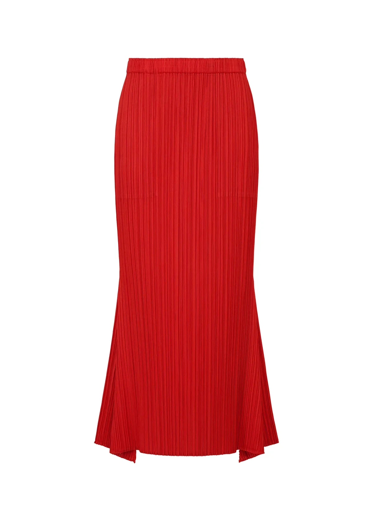 Miyake Pleated Hem Fishtail Flares Skirt